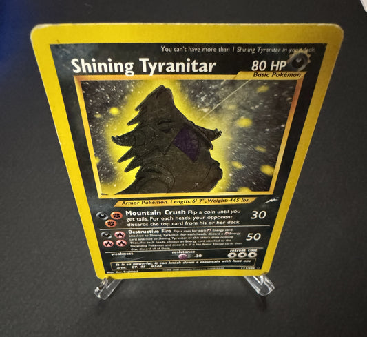 Shining Tyranitar 113/105 Neo Destiny Heavily Played