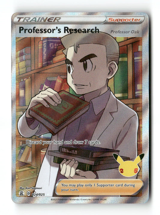 Professor's Research - Professor Oak 24 - Celebrations - Near Mint