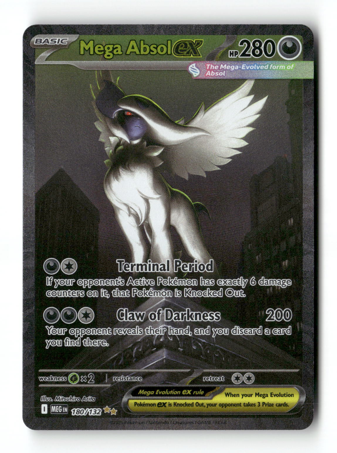 Mega Absol ex 180 - Mega Evolution - Near Mint