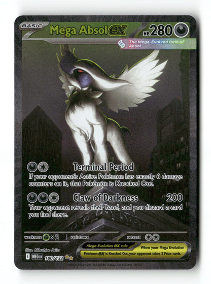 Mega Absol ex 180 - Mega Evolution - Near Mint