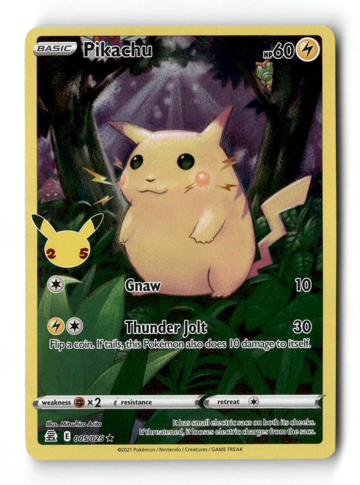 Pikachu 005/025 Celebrations Near Mint