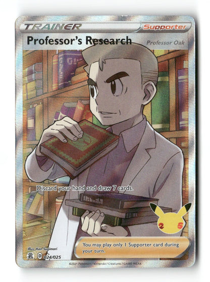 Professor's Research (Professor Oak) 024/025 Celebrations Near Mint