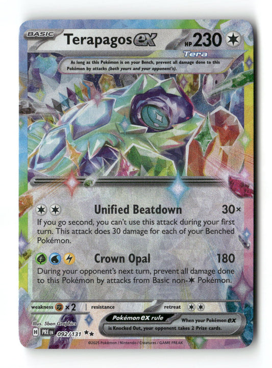 Terapagos ex 92 - Prismatic Evolutions - Near Mint