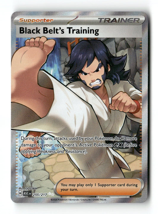 Pokemon Black Belt's Training 255/217 Ascended Heroes Near Mint
