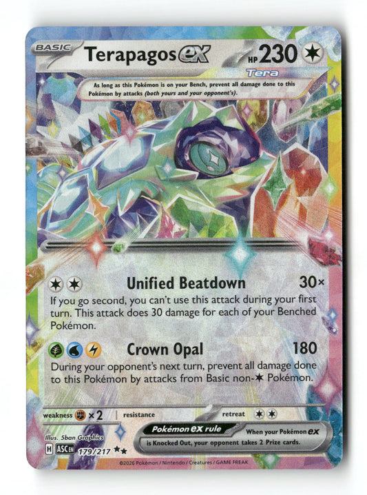 Terapagos ex 179 - Ascended Heroes - Near Mint