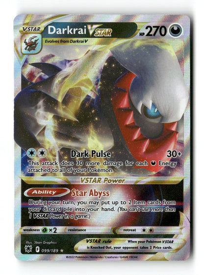 Darkrai VSTAR 099/189 Astral Radiance Near Mint