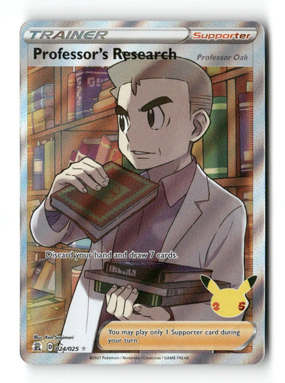 Professor's Research (Professor Oak) 024/025 Celebrations Near Mint