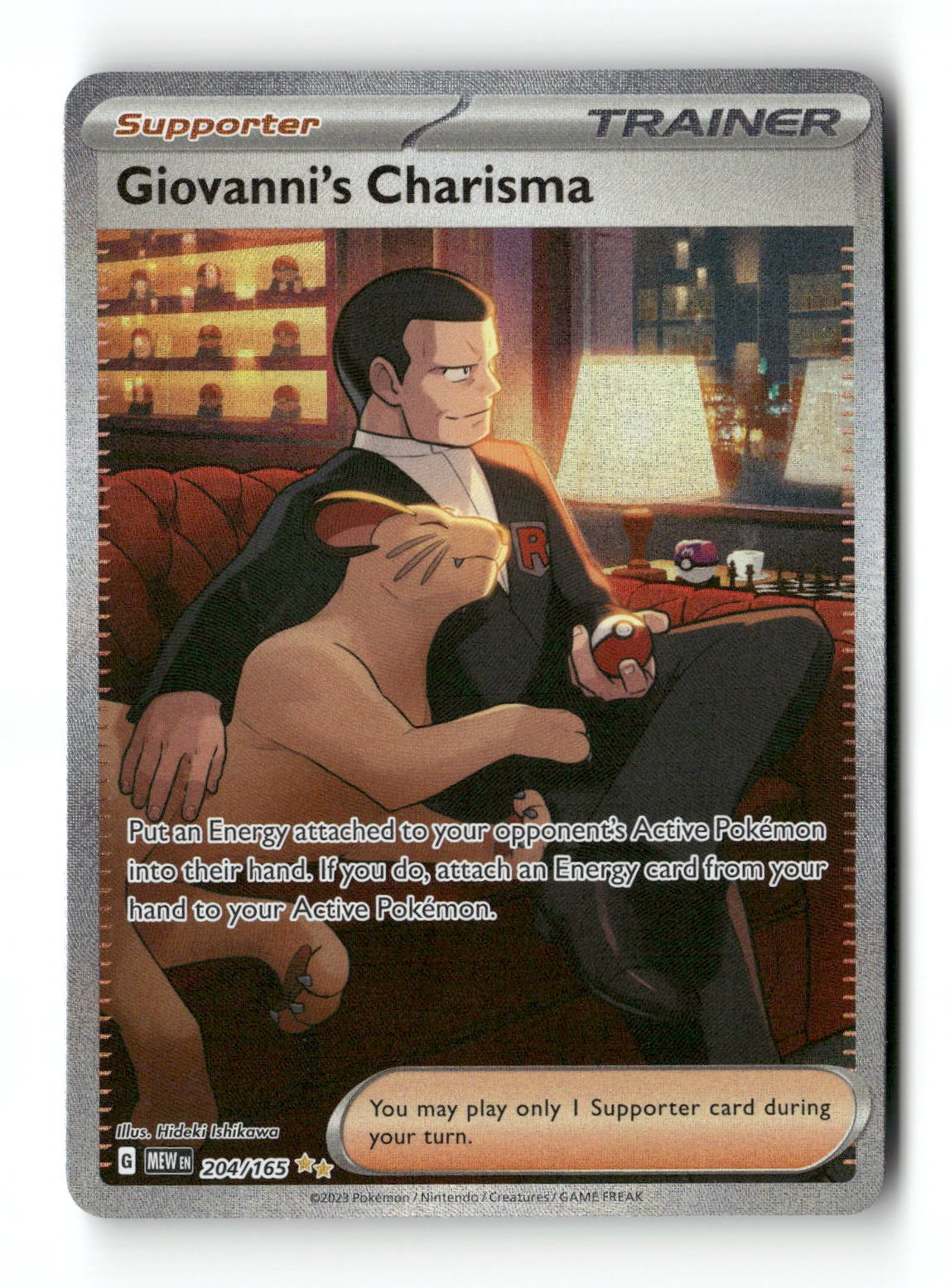 Giovanni's Charisma 204/165 151 Near Mint