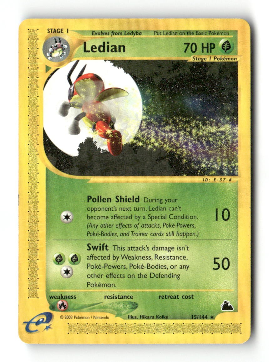 Pokemon Ledian 15/144 Skyridge Lightly Played