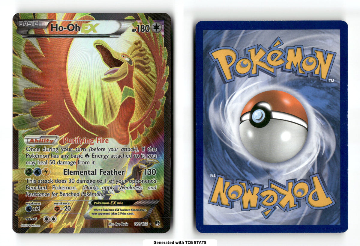 Ho-Oh EX 121 - BREAKpoint - Moderately Played