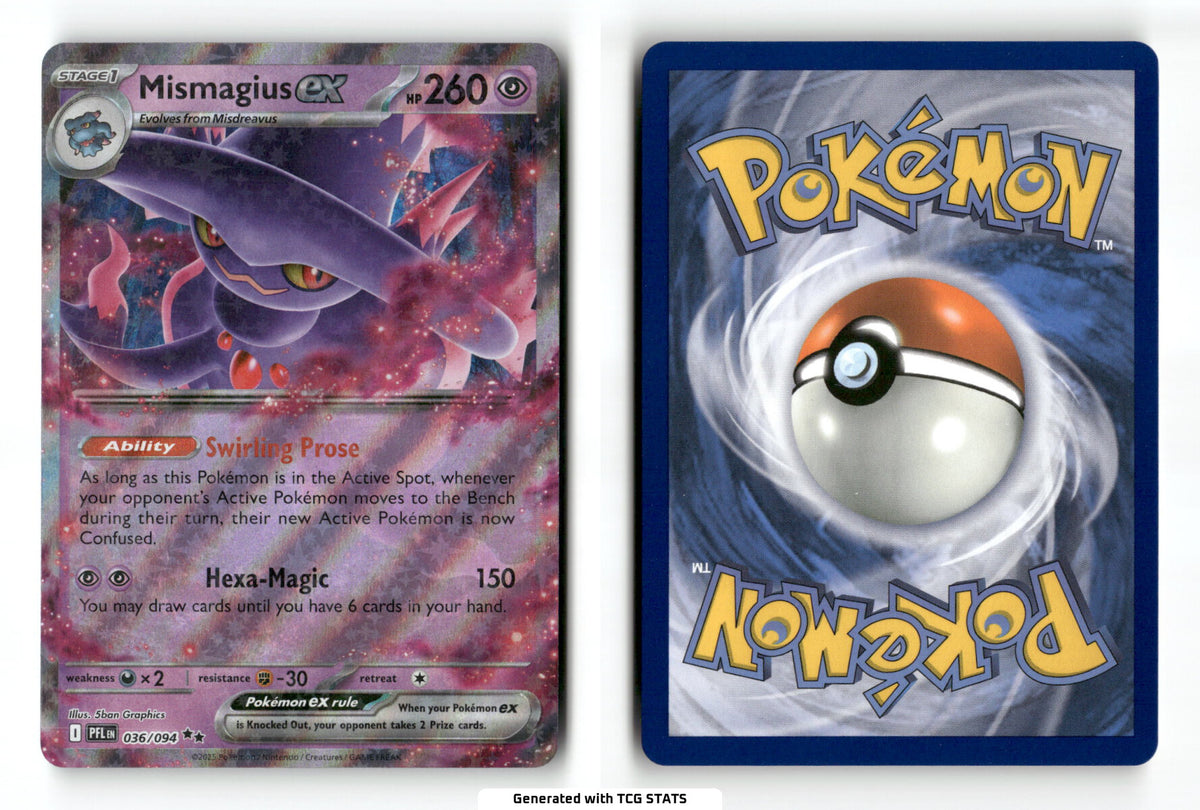 Mismagius ex 36 - Phantasmal Flames - Near Mint