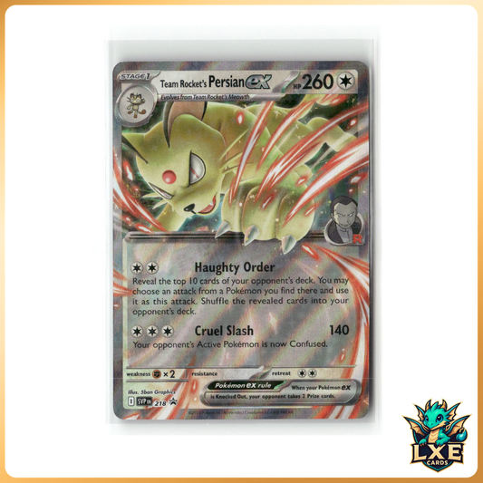 Team Rocket´s Persian Ex Svp 218