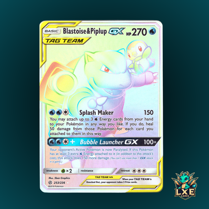 Blastoise & Piplup GX 253/236
