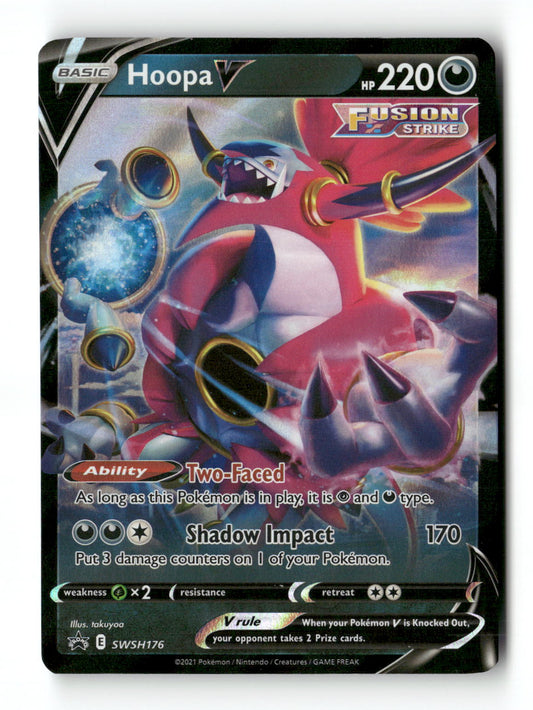 Hoopa V 75 - SWSH Black Star Promos - Near Mint