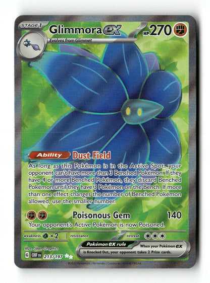 Glimmora ex 213 - Obsidian Flames - Near Mint