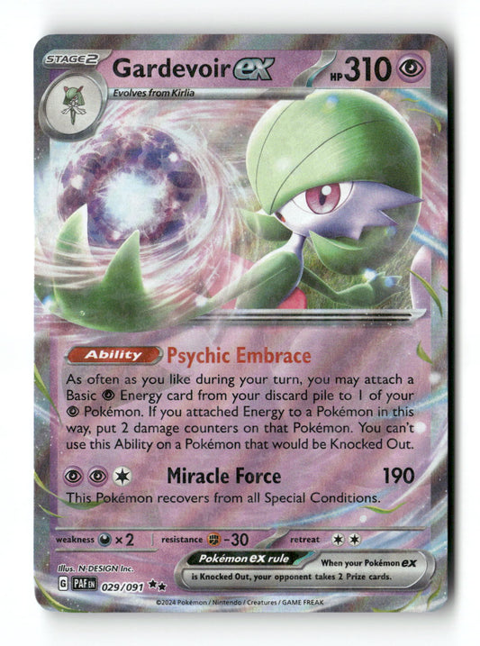 Gardevoir ex 29 - Paldean Fates - Near Mint