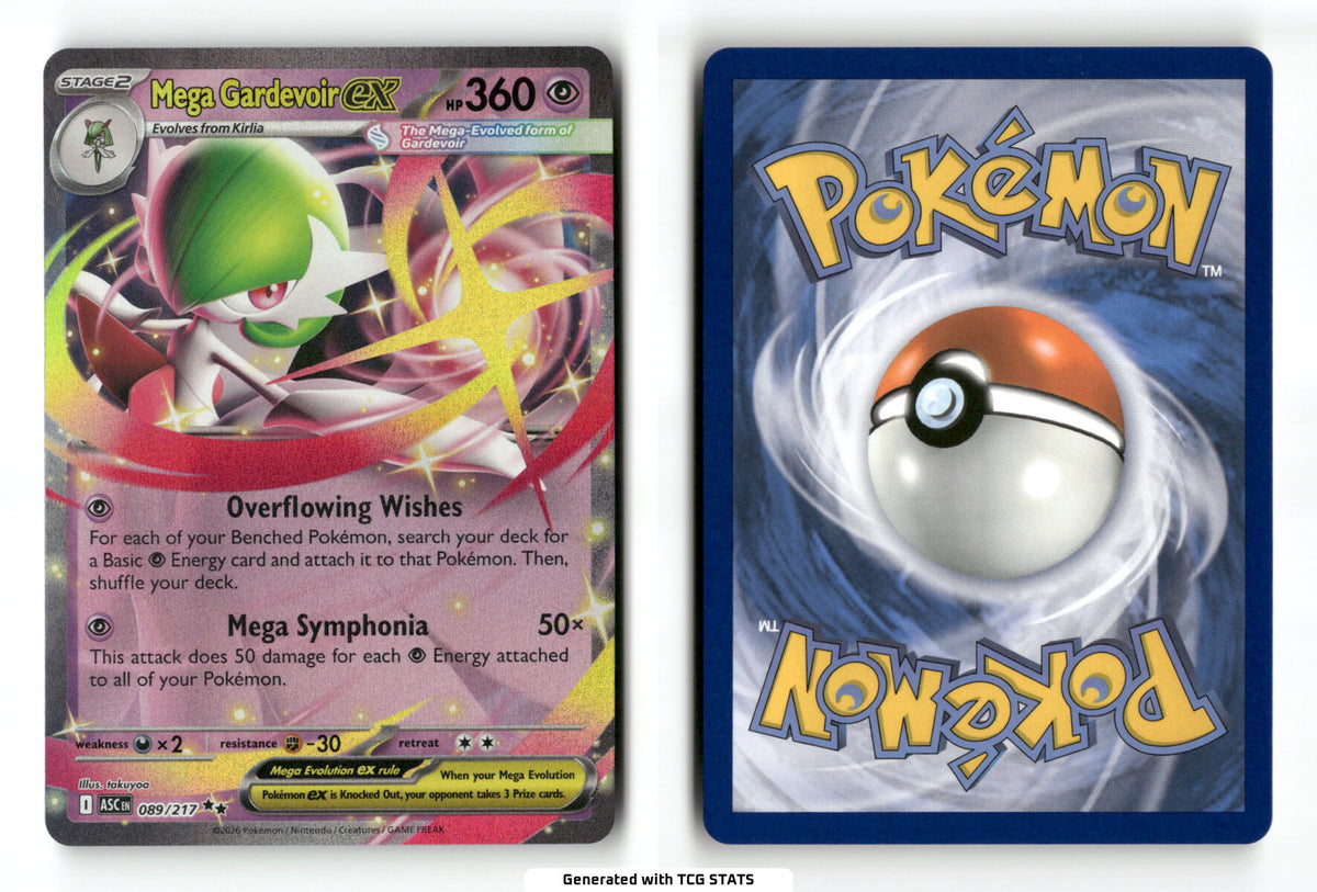 Mega Gardevoir ex 89 - Ascended Heroes - Near Mint