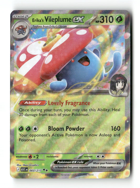 Erika's Vileplume ex 3 - Ascended Heroes - Near Mint