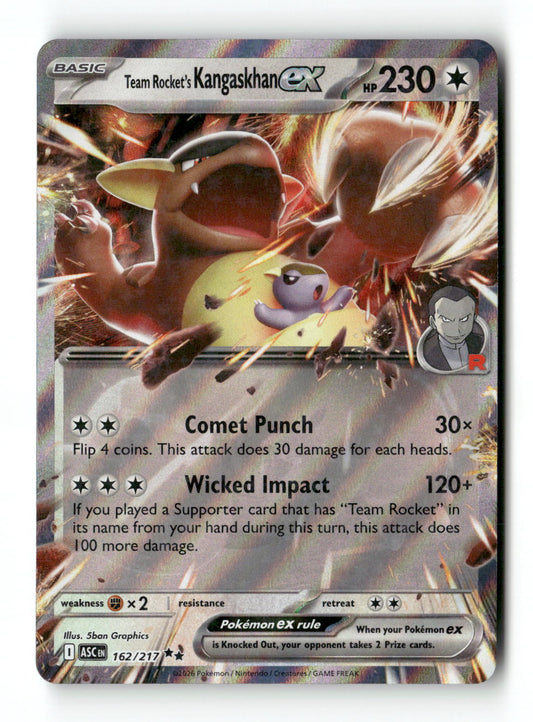 Team Rocket's Kangaskhan ex 162 - Ascended Heroes - Near Mint