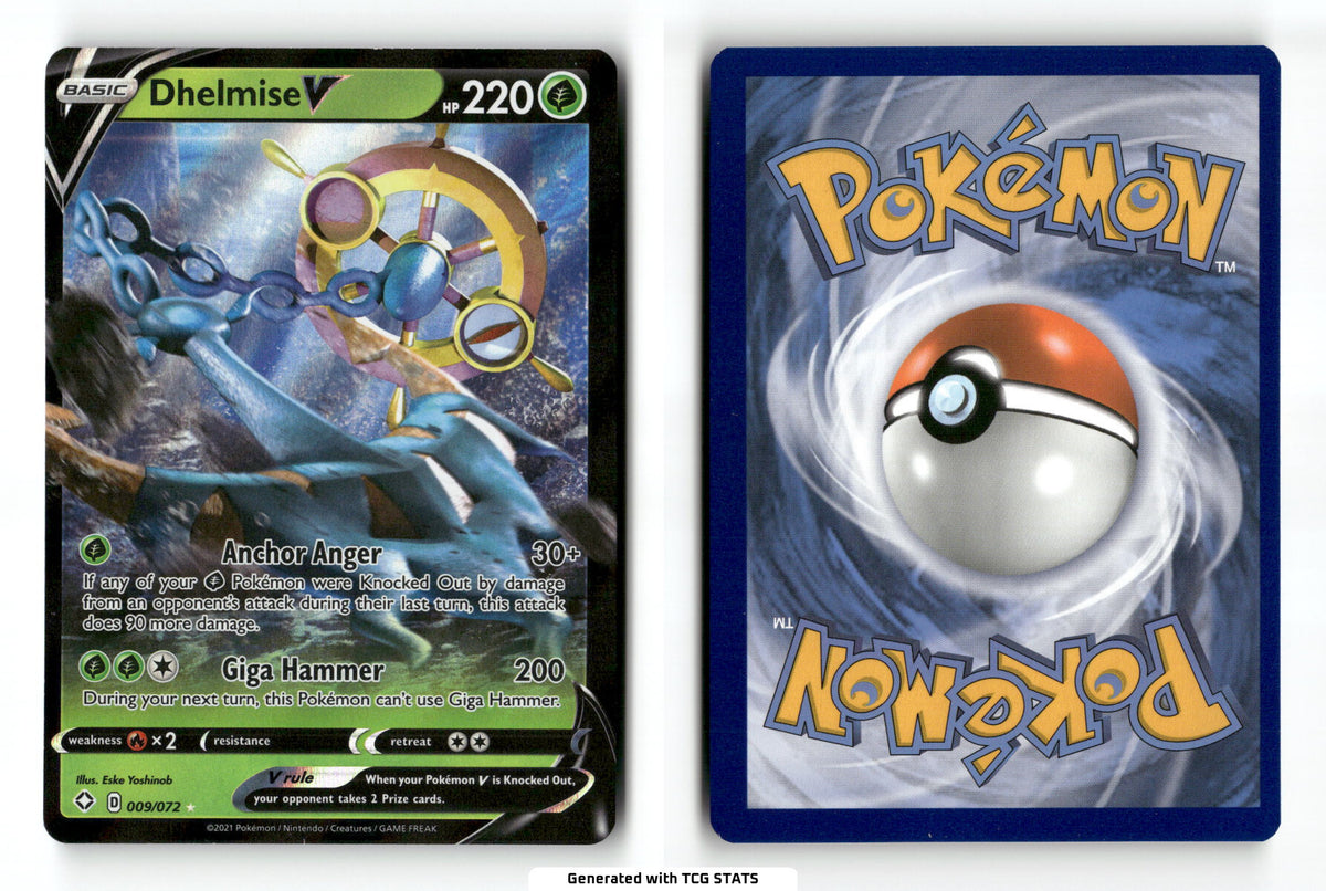 Dhelmise V 9 - Shining Fates - Near Mint