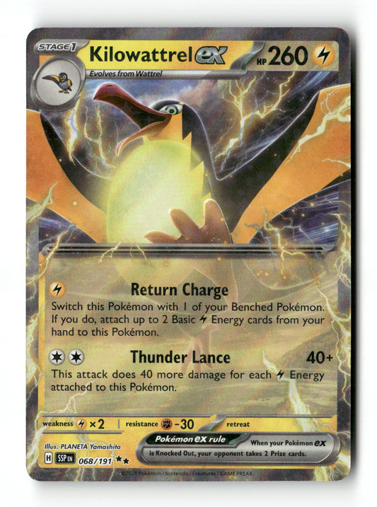Kilowattrel ex 68 - Surging Sparks - Near Mint