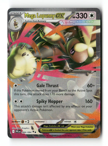 Pokemon Mega Lopunny ex 084/094 Phantasmal Flames Near Mint