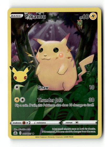 Pikachu 005/025 Celebrations Near Mint