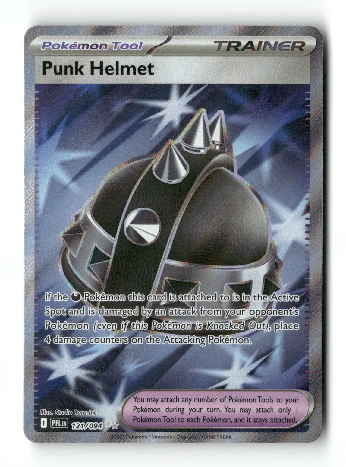 Pokemon Punk Helmet 121/094 Phantasmal Flames Near Mint