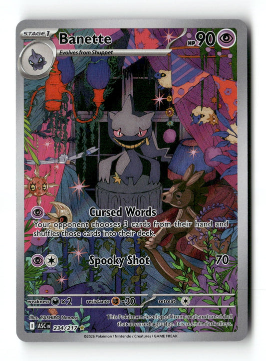 Pokemon Banette 234/217 Ascended Heroes Near Mint