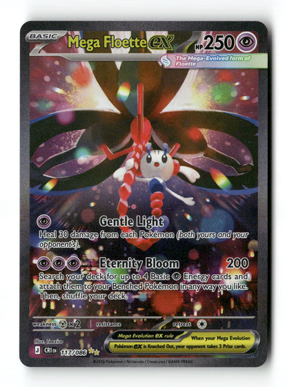Mega Floette ex 117 - Chaos Rising - Near Mint
