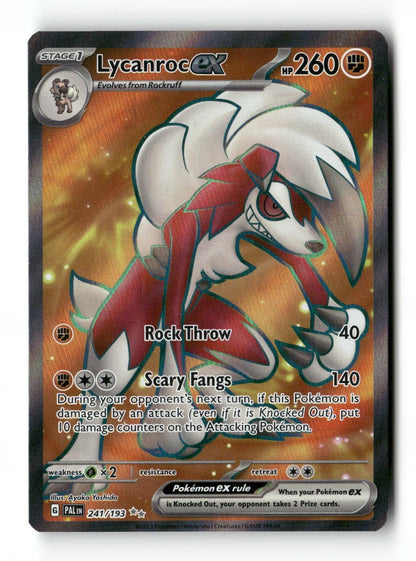 Lycanroc ex 241/193 Paldea Evolved Near Mint