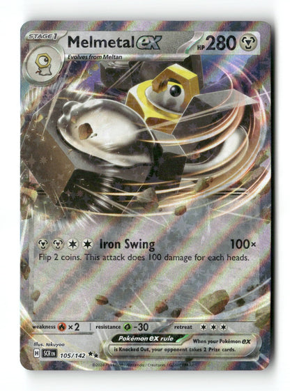 Pokemon Melmetal ex 105/142 Stellar Crown Near Mint