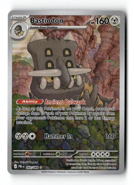 Bastiodon 93 - Pitch Black - Near Mint
