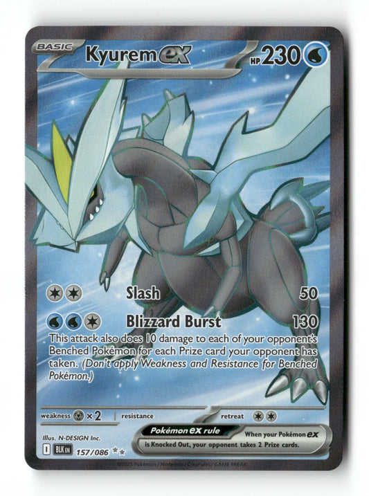 Kyurem ex 157 - Black Bolt - Near Mint