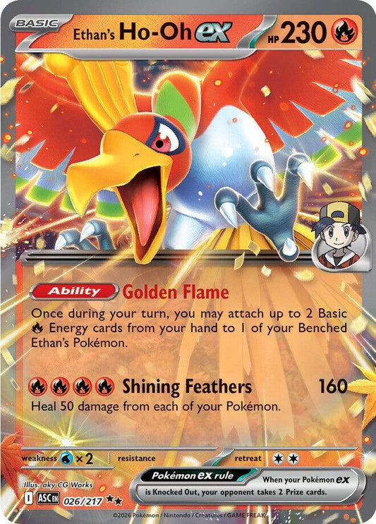 Ethan's Ho-Oh ex 26 - Ascended Heroes - Near Mint