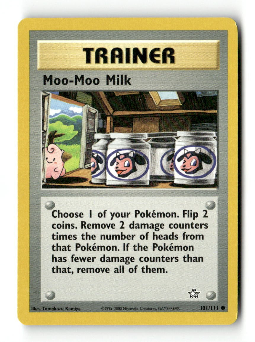 Pokemon Moo-Moo Milk 101/111 Neo Genesis Lightly Played