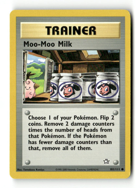 Pokemon Moo-Moo Milk 101/111 Neo Genesis Lightly Played