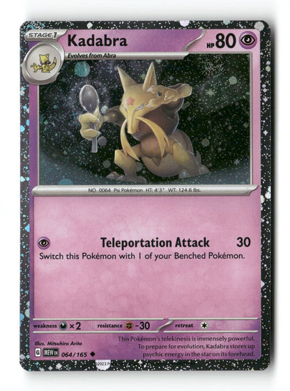 Kadabra 064/165 Miscellaneous Cards & Products Near Mint