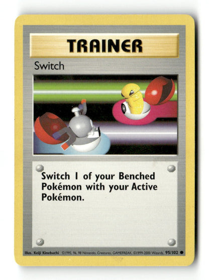 Pokemon Switch 95/102 Base Set Shadowless Lightly Played