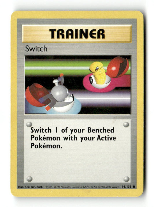 Pokemon Switch 95/102 Base Set Shadowless Lightly Played