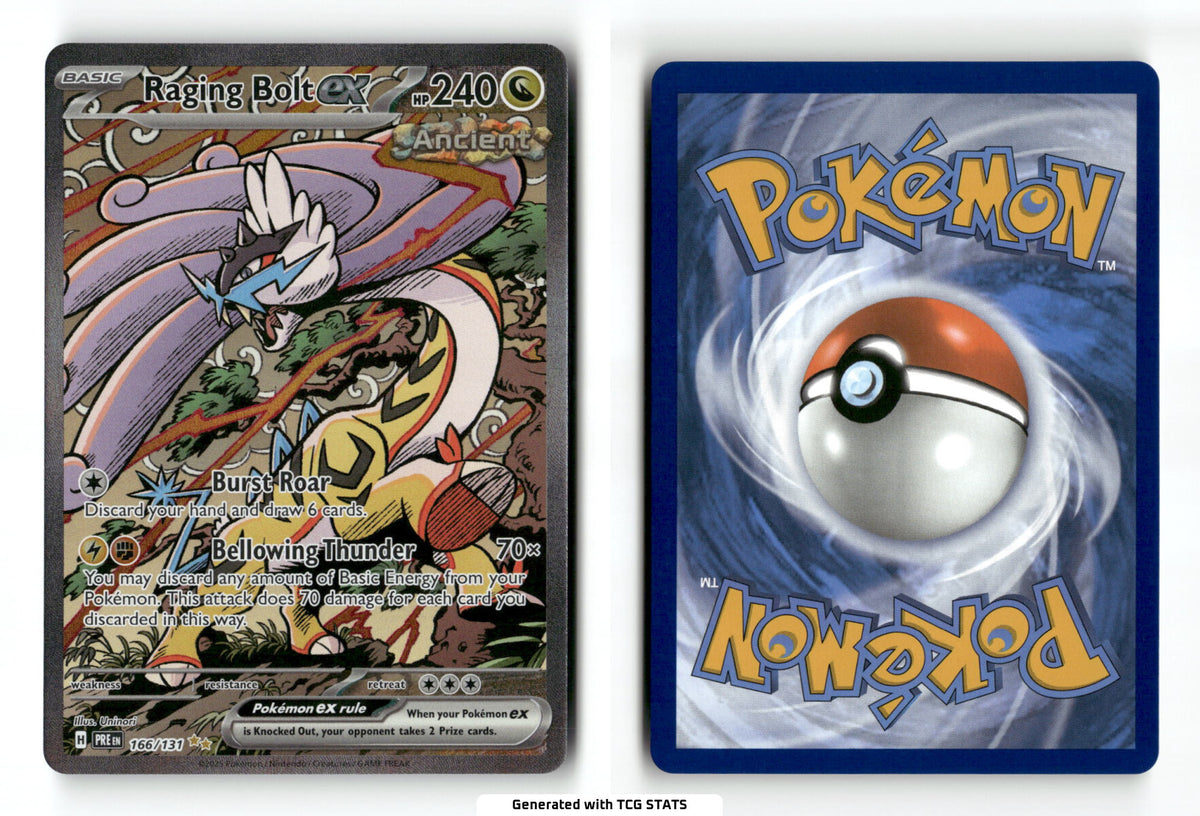 Raging Bolt ex 166 - Prismatic Evolutions - Near Mint