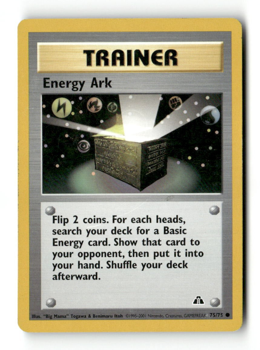 Pokemon Energy Ark 75/75 Neo Discovery Lightly Played