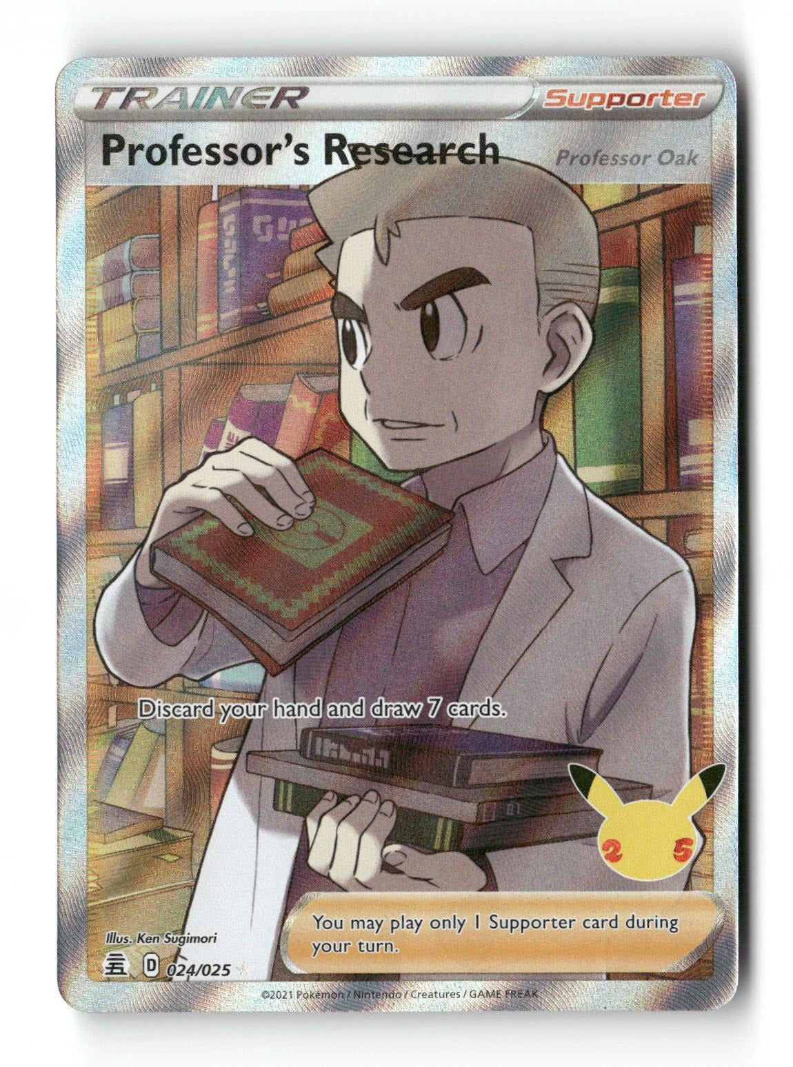 Professor's Research (Professor Oak) 024/025 Celebrations Near Mint