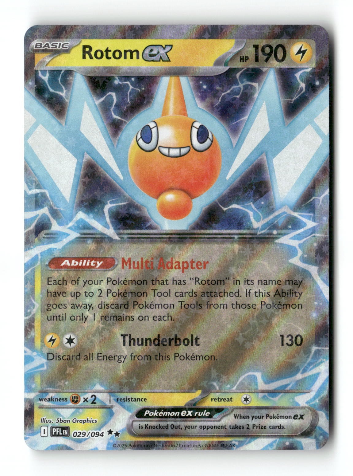 Pokemon Rotom ex 029/094 Phantasmal Flames Near Mint