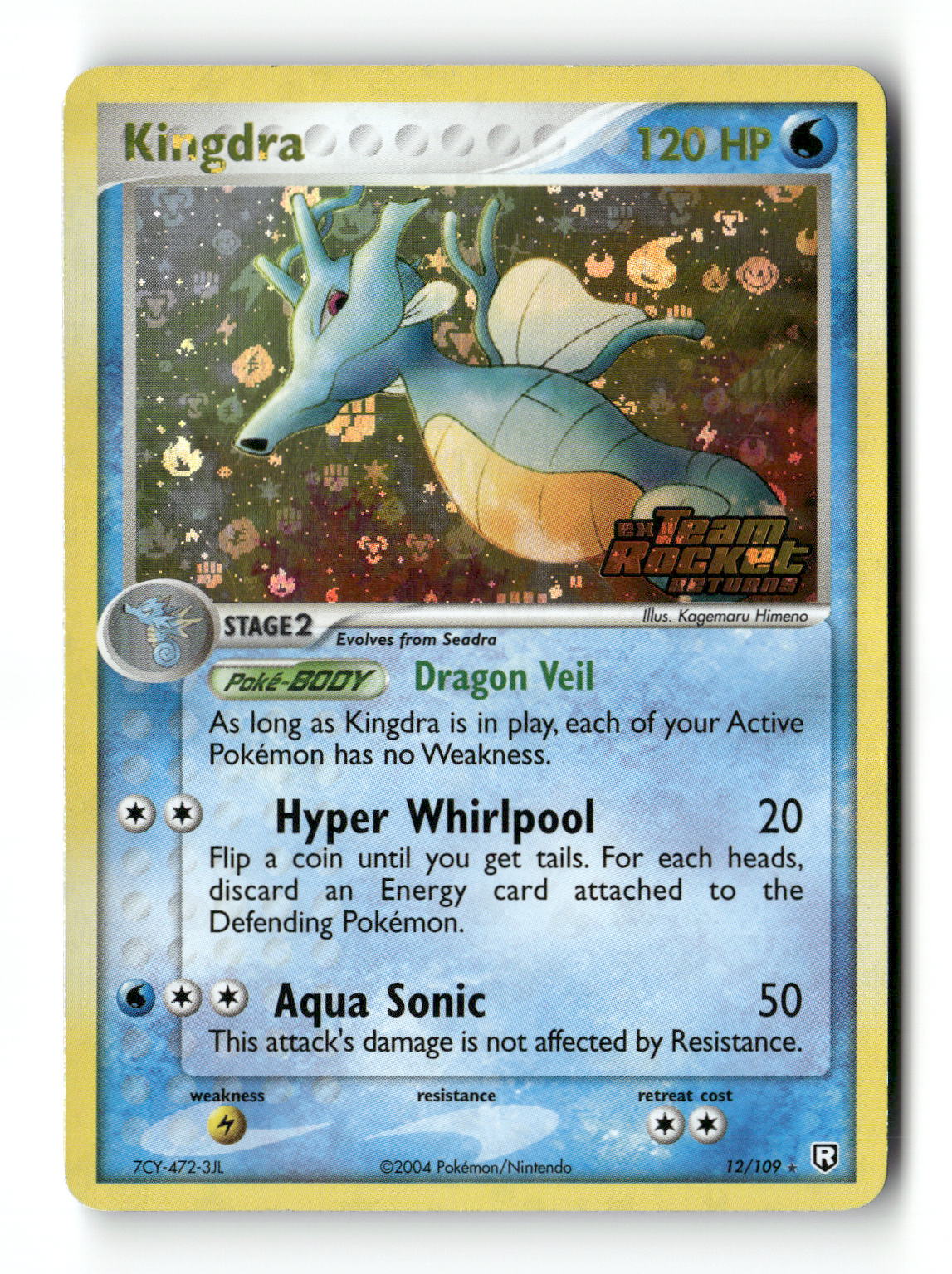 Kingdra 12 - EX Team Rocket Returns - Lightly Played