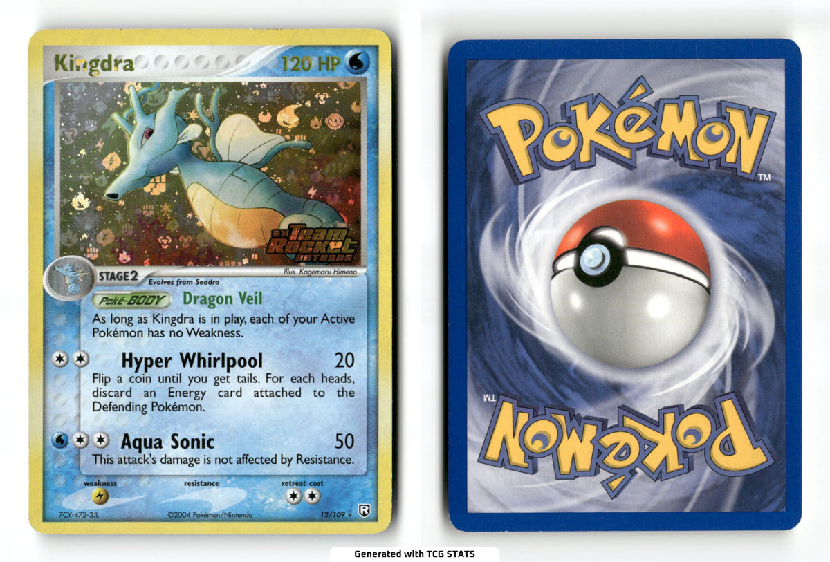 Kingdra 12 - EX Team Rocket Returns - Lightly Played