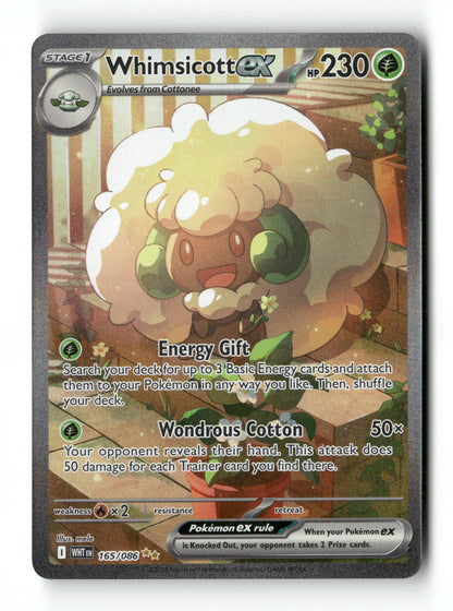 Whimsicott ex 165 - White Flare - Near Mint