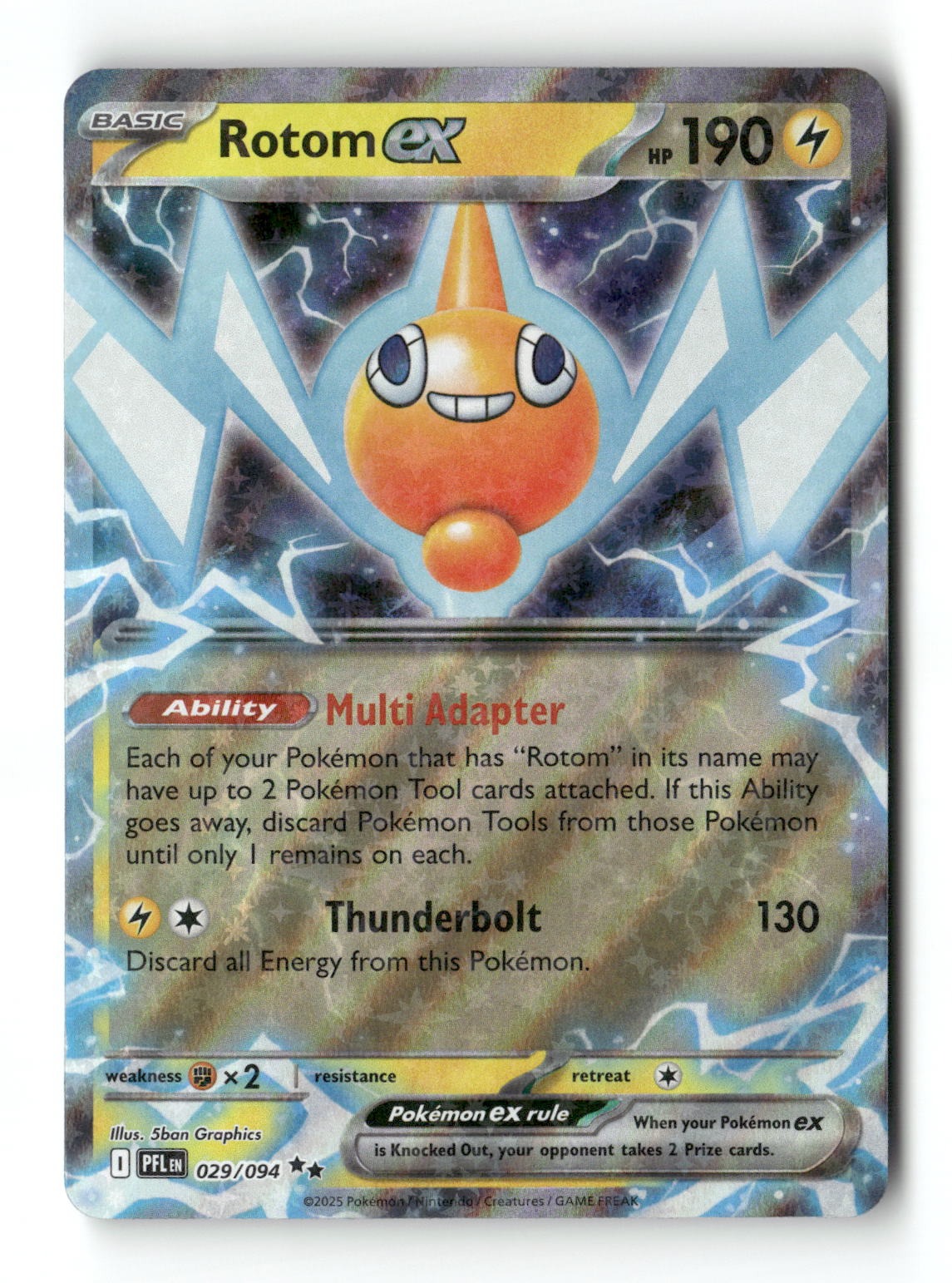 Pokemon Rotom ex 029/094 Phantasmal Flames Near Mint