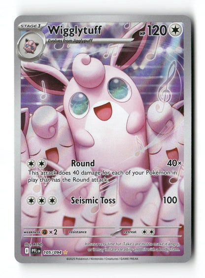Wigglytuff 105 - Phantasmal Flames - Near Mint
