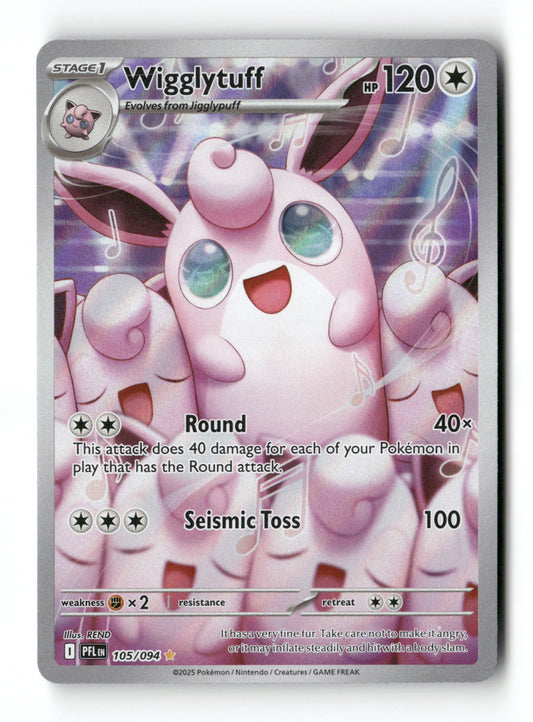 Wigglytuff 105 - Phantasmal Flames - Near Mint
